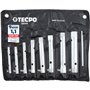 TECPO Lot de 8 clés à douille tubulaires 6 x 7-20 x 22 mm
