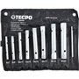 TECPO Lot de 8 clés à douille tubulaires 6 x 7-20 x 22 mm