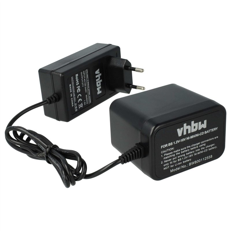 vhbw Chargeur Compatible avec Bosch 2 607 335 261, 2 607 335 262, 2 607 335 263, 2 607 335 264, 2 607 335 266 Batteries d'outils