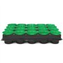 com-four® 40x Pots de Culture avec Plateaux pour Plantes - Jardinière - Plateau à graines pour Plantes en Croissance - Kit de Cu