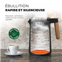 BALTER Bouilloire électrique, en acier inoxydable avec réglage de température, 45 °C - 100 °C, double paroi, sans BPA, garde la 