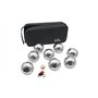 GICO Jeu de 8 Boules de pétanque en Sac de Transport Solide - 720 g - 3268