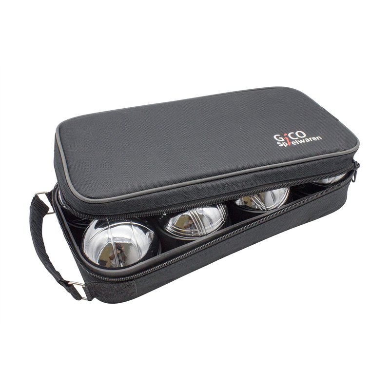 Image secondaire de GICO Jeu de 8 Boules de pétanque en Sac de Transport Solide - 720 g - 3268