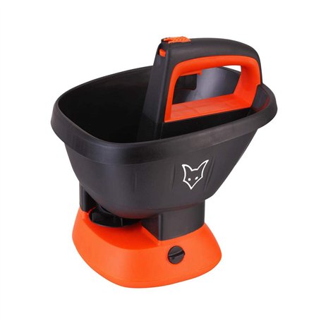 Fuxtec Epandeur FX-US270 Epandeur Universel à Batterie 4X AA pour Les semences de Gazon Engrais sel de voirie ou de déneigement