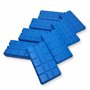 Toci Ensemble de 8 Accumulateurs de froid minces de 200 ml chacun | 8 éléments de refroidissement bleus pour sac isotherme ou gl