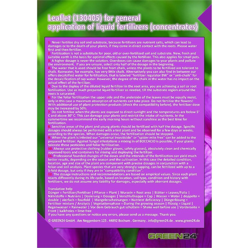 Image secondaire de Strelitzia & Heliconia (Engrais liquide HIGHTECH NPK, Racine, sol, engrais Foliaire, engrais – prof.