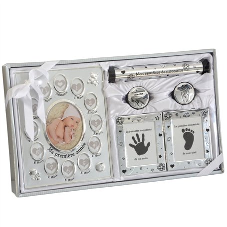 Cadeau de naissance et de baptême pour garçons & filles Coffret certificat de naissance