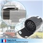 valonic Adaptateur de remorque de 7 Broches vers 13 Broches - Noir - pour Voiture, remorque, Camion, Caravane, attelage