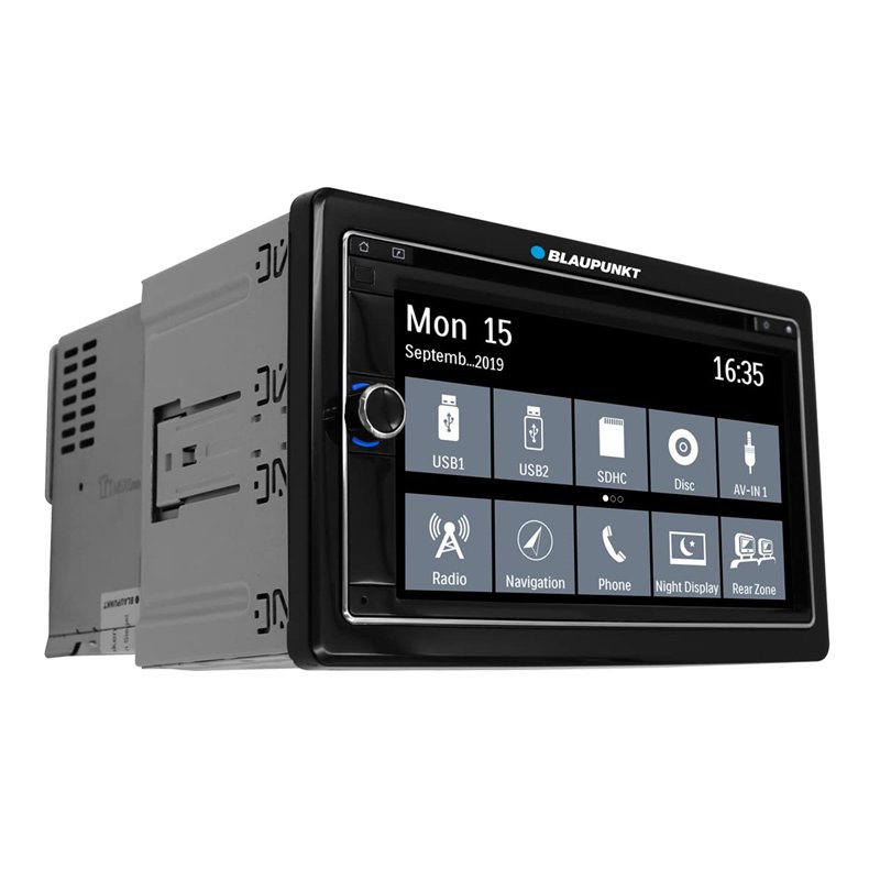 Blaupunkt Las Vegas 690 Dab, Navigation préparée (Logiciel séparé), multimédia embarqué 2-DIN, écran Tactile 6,75 Pouces, Dab+,