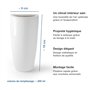 Ligano® - Lot de 3 humidificateurs d’air pour le radiateur - En céramique - Modern
