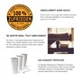 Ligano® - Lot de 3 humidificateurs d’air pour le radiateur - En céramique - Modern