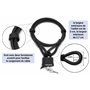 KOHLBURG antivol de 2 mètres de long - cadenas refermable facilement sans clé - câble en acier de 2 m / 200 cm avec fermetures s