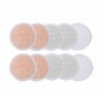 Supremery Tampons de Nettoyage en Microfibre 10x Compatible avec Bissell Spinwave 20522 2240N 2039A (4X Orange + 4X Gris + 2X Bl