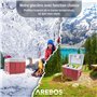 AREBOS Glacière 40 litres | pour Refroidir & Maintenir au Chaud | Réfrigérateur Mobile | 12/230 V pour Voiture & Prise de Couran