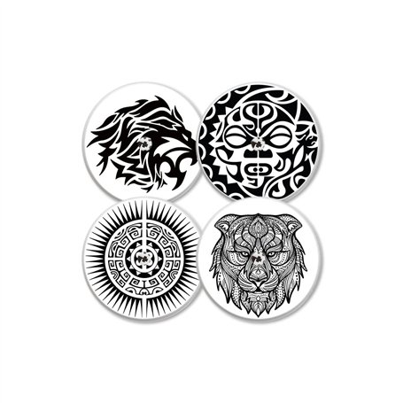 MySweetStitch - 4x Stickers pour capteur Freestyle Libre 1 & 2