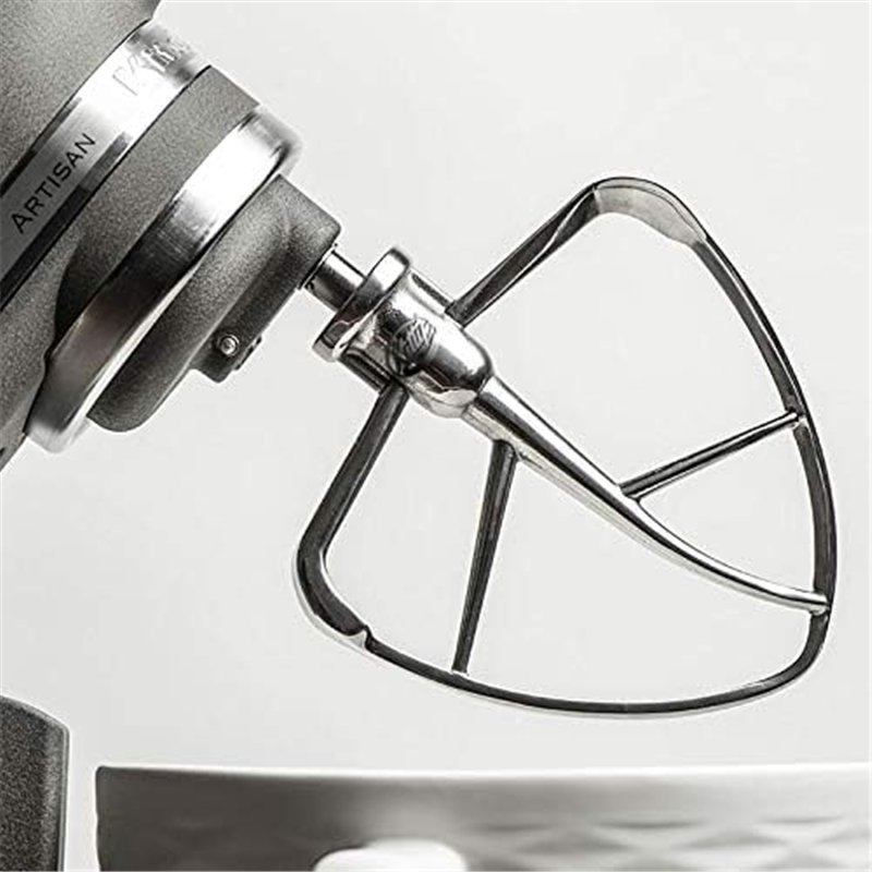 Image secondaire de Kitty Professional Batteur plat en acier inoxydable « Taifun » pour robot de cuisine compatible avec les bols 4,3 L et 4,8 L Kit