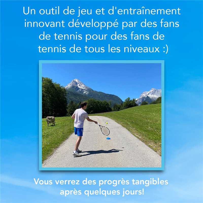Image secondaire de MOVEMATE Entraîneur de Tennis avec Balle de Tennis Wilson® - Appareil de Sport innovant pour Les Loisirs et Les activités en Ple