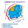 Little World 27 Magnet Frigo - Aimant Educatif - Aimant pour Tableau Enfant - Animaux Magnetique