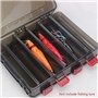 OriGlam Boîte de rangement pour leurres de pêche, plateaux de rangement pour articles de pêche, double face, 10 compartiments, é