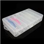 OriGlam Boîte de Rangement pour leurres de pêche - Plateaux de Rangement pour matériel de pêche - Double Face - 14 Compartiments
