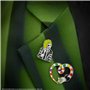 Cinereplicas Beetlejuice - Set de 2 Pin's Beetlejuice et Ver des Sables - 3cm - Licence Officielle