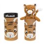 Les Déglingos Doudou Bébé Garçon (Speculos le Tigre) - Grande Peluche Tigre - Grand Simply - Ultra Doux - Dès la Naissance - Gar