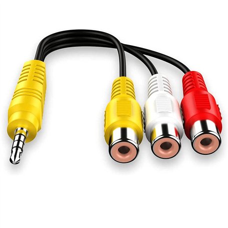 CABLEPELADO Câble 3 x RCA Femelle Vers 3