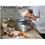 Kenwood Multipro Compact + FDM315SS Robot de cuisine compact, 2,1 l, balance intégrée, couteau en acier inoxydable, 4 disques de