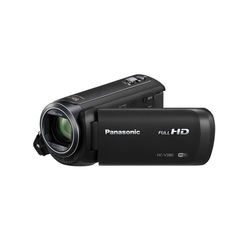 Panasonic HC-V380 Camescopes Classique 1080 pixels Zoom Optique 50 x 2.51 Mpix- Version étrangère