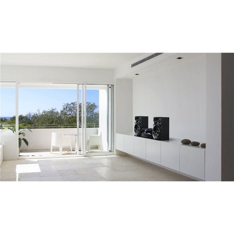 Image secondaire de Panasonic Mini chaine hifi DAB+ Bluetooth SC-UX102E-K I 300W Lecteur CD Radio FM/DAB/DAB+ Rythime D.Bass Bluetooth Port USB DJ J