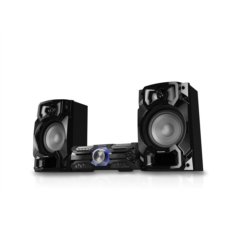 Image secondaire de Panasonic Mini chaîne HiFi SC-AKX320E-K I 450W Caisson de basses 16cm Rythmique D.Bass Egaliseur automatique Bluetooth CD + Radi