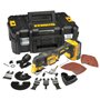 dewalt multi-cutter dewalt dcs355m2 18v 2 x 4.0ah li-ion sans charbons + 32 accessoires coffret t-stak