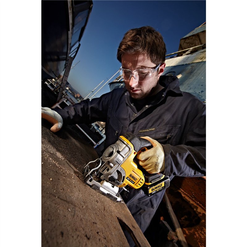 Image secondaire de DeWalt Scie Sauteuse XR 18V Li-ion - DCS331NT-XJ - Scie sans Fil avec Coffret TSTAK - Longueur de Course 26 mm - Vitesse 3000 tr