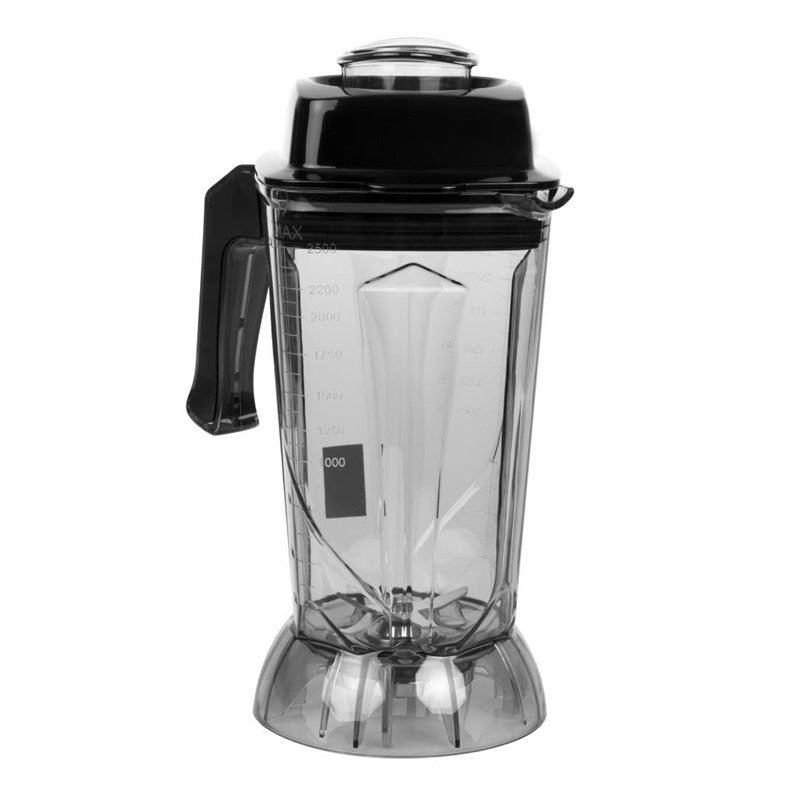 Image secondaire de Buffalo Pichet de rechange de 2,5 litres pour blender Buffalo, plastique sans BPA, plastique transparent résistant à la chaleur,