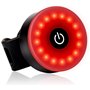 Lampe Vélo LED Clignotante Feu Arrière Lumière Rouge Puissant 5 Modes d’éclairage - Daffodil LEC500 - Batterie Rechargeable USB-