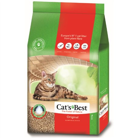Cat's Best Okoplus Litière agglomérante pour chats 15 kg