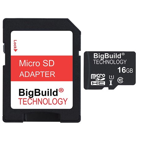 eMemoryCards Ultra rapide classe 10 de 16GB 30MB/s pour carte mémoire MicroSD SDHC pour VTech Kidizoom caméra
