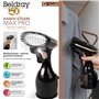 Beldray BEL0932RG Handi Steam Max Pro Défroisseur vapeur portable portable pour vêtements de voyage 1500 W Chauffage à la vapeur