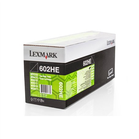 Lexmark 602H Cartouche laser 10000pages Noir - Cartouches de toner (Cartouche laser