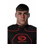 OPTIMUM Origin Epaulières de Rugby Homme, Noir/Rouge, M