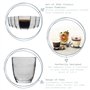 Verres è shot/expresso Gigogne - 90 ml - lot de 12