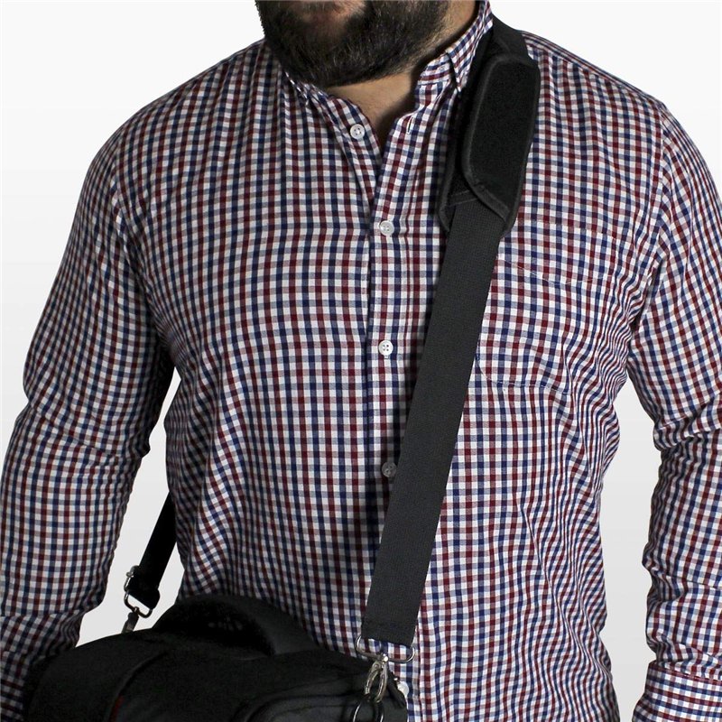 Image secondaire de CampTeck U6907 - Anse Sac a Main Bandoulière Réglable Amovible Lanière Sac Sangle Coussin Epaulière - pour Ordinateur Portable