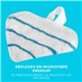 BLACK+DECKER Tampons Delta pour balai vapeur Microfibre de rechange 2 pièces, ‎FSMP30-XJ