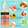 Huile d'amande pour les ongles et les cuticules Mylee, 50 ml - Huile revitalisante, hydratante et nourrissante - Formule non gra