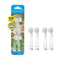 Brush-Baby WildOnes Lot de 4 têtes de rechange pour brosse à dents de 0 à 10 ans