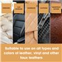 Kit d’Entretien Complet du Cuir Furniture Clinic | Nettoyant Cuir & Crème Protectrice Cuir pour Canapés, Sièges de Voiture | Net