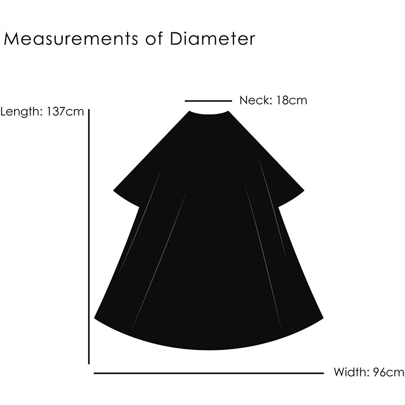 Image secondaire de TRIXES Blouse de Salon de Coiffure Noire pour Coupes, Couleurs et mèches