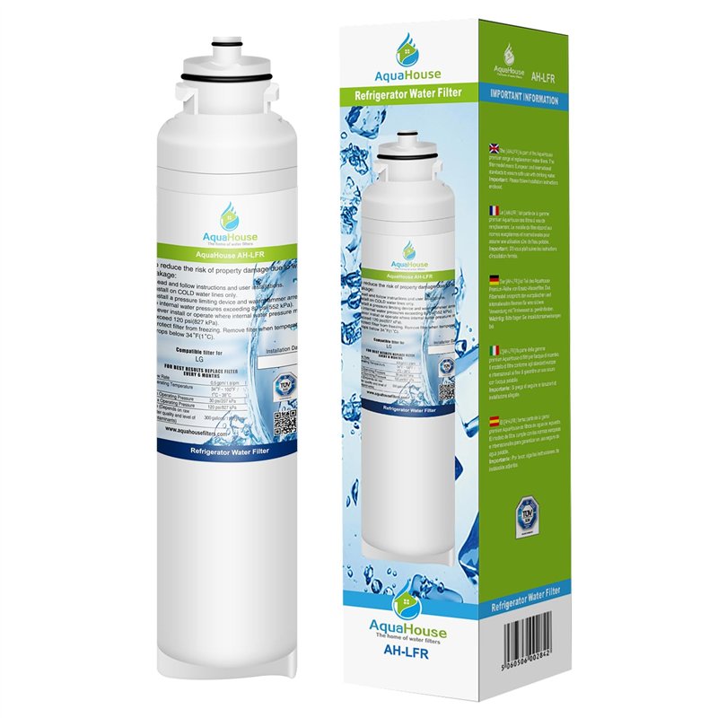 AH-LFR Compatible Filtre pour LG Ultimate Water Filter M7251242FR-06, ADQ32617701, M7251242F-06, M7251253F-06, M7251253FR-06, AD