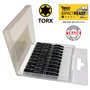 10 x SabreCut SCTKA10 50 mm T10 T15 T20 T27 T30 T40 Jeu d'embouts de tournevis à percussion Torx à une extrémité 10 15 20 27 30