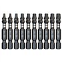 10 x SabreCut SCTKA10 50 mm T10 T15 T20 T27 T30 T40 Jeu d'embouts de tournevis à percussion Torx à une extrémité 10 15 20 27 30